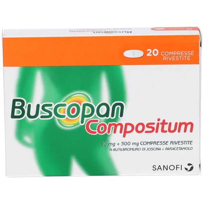 Buscopan Compositum 10mg + 500mg 20 Compresse Rivestite