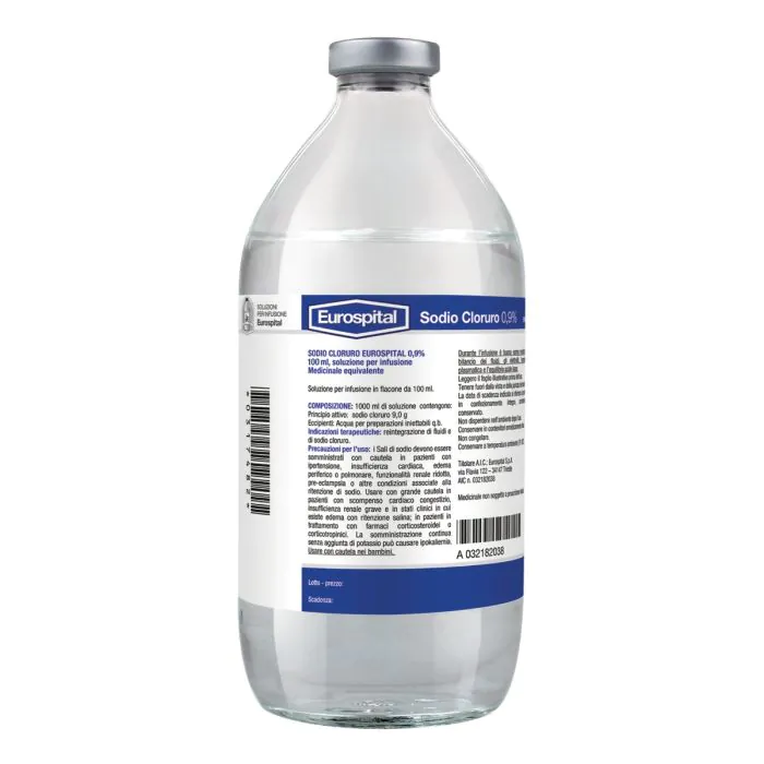 Sodio Cloruro Eurospital 0,9% 100 ml Sodio Cloruro Eurospital 0,9% 100 ml