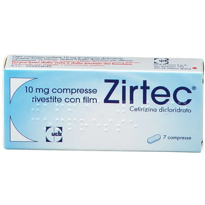 Zirtec 7 Compresse 10 mg Zirtec 7 Compresse 10 mg