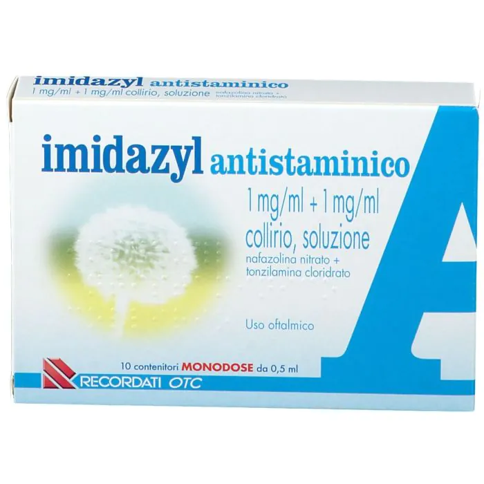 Imidazyl Antistaminico Collirio 10 Flaconcini 0,5 ml Imidazyl Antistaminico Collirio 10 Flaconcini 0,5 ml