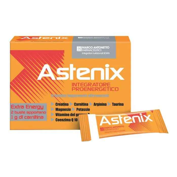 Astenix Integratore Energetico 12 Bustine 
