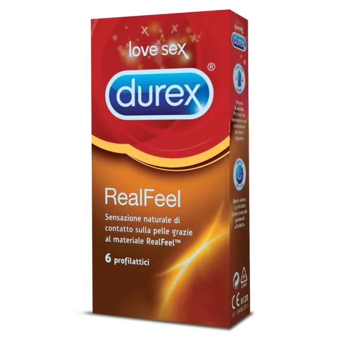 Durex Real Feel Profilattici Sottili 6 Pezzi Durex Real Feel Profilattici Sottili 6 Pezzi