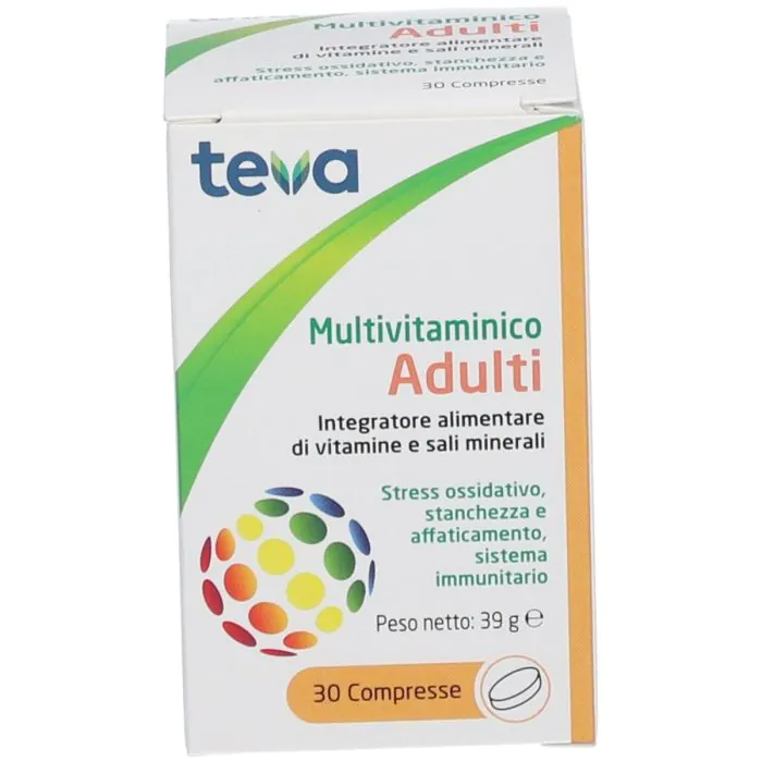 Teva Multivitaminico Adulti 30 Compresse Teva Multivitaminico Adulti 30 Compresse