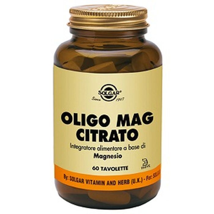 Solgar Oligo Mag Citrato 60 Tavolette