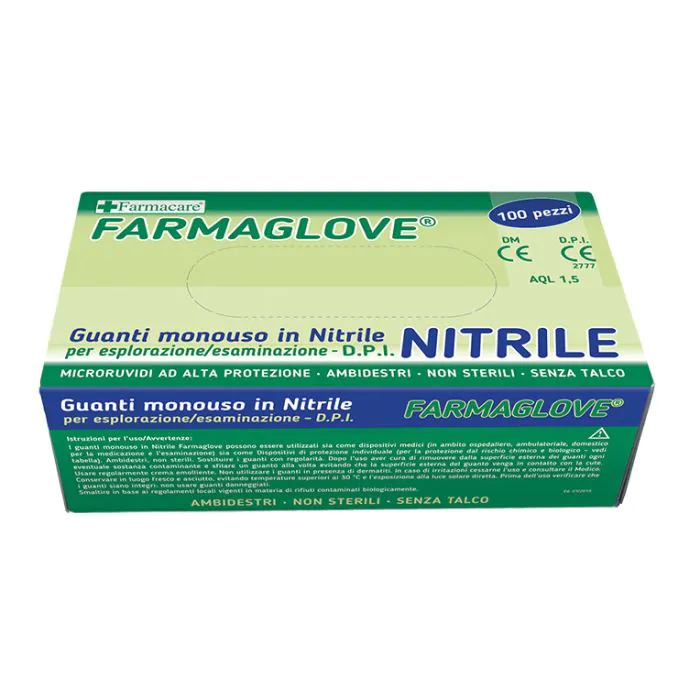 Guanto Nitrile 100pezzi M Guanto Nitrile 100pezzi M