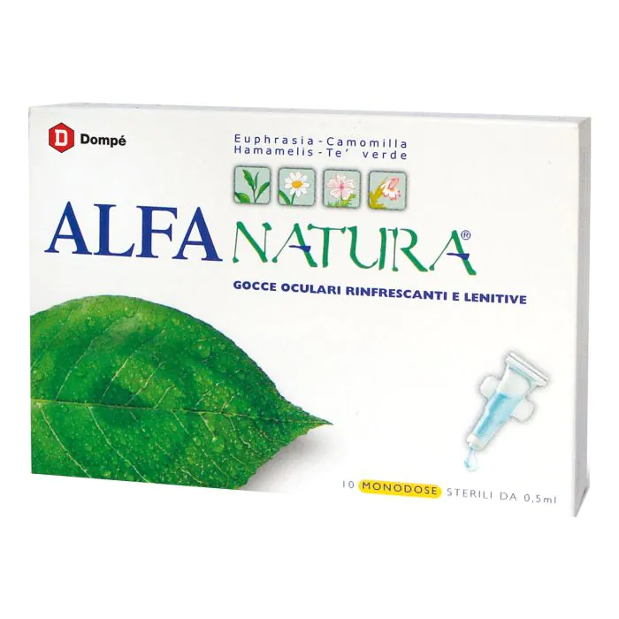 Alfa natura collirio 10 flaconcini monodose Alfa natura collirio 10 flaconcini monodose