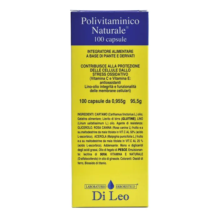 Polivitaminico naturale 100 compresse di leo Polivitaminico naturale 100 compresse di leo