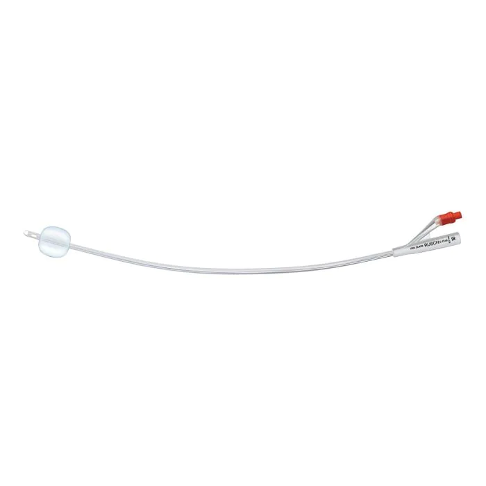 Catetere vescicale in silicone profilcath plus scanalato 2 vie ch24 lunghezza 31 cm punta cilindrica 2 fori contrapposti palloncino 5 ml 1 pezzo