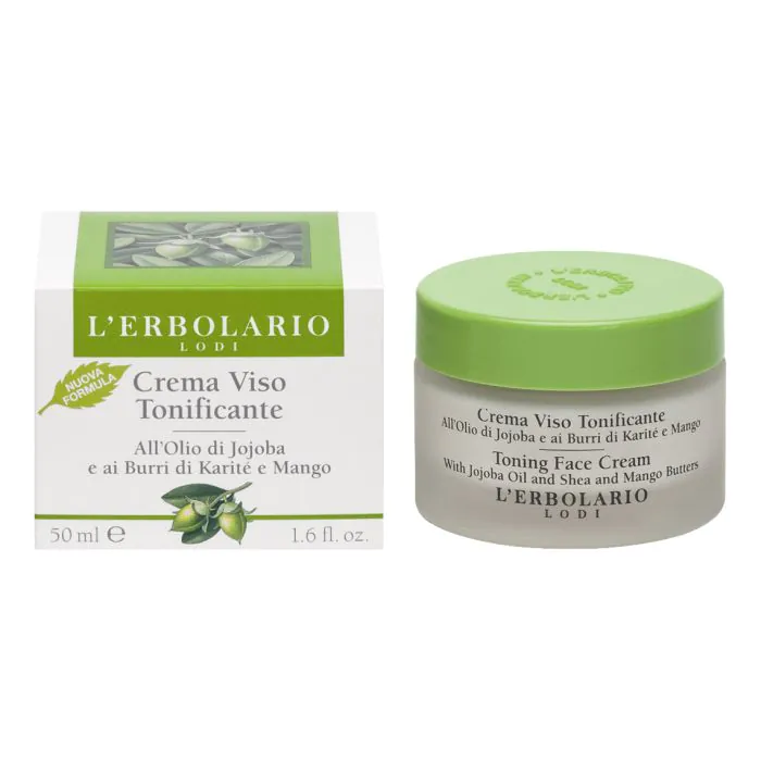 Crema viso tonificante jojoba e burro di karite' 50 ml Crema viso tonificante jojoba e burro di karite' 50 ml