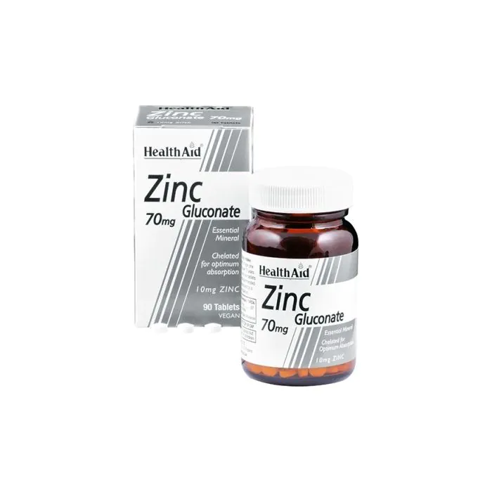 Health Aid Zinco Gluconato 90 Tavolette Health Aid Zinco Gluconato 90 Tavolette