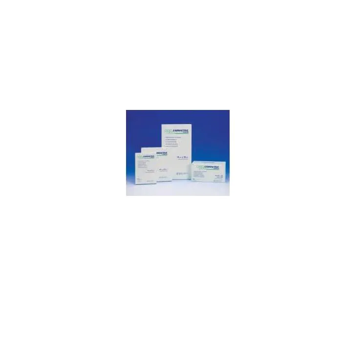 Alginato calcico con carbossimetilcellulosafarmactive alginato 10x20cm. conformabile in grado di creare l'ambiente ideale per il risanamento di ferite con essudato Alginato calcico con carbossimetilcellulosafarmactive alginato 10x20cm. conformabile in grado di creare l'ambiente ideale per il risanamento di ferite con essudato