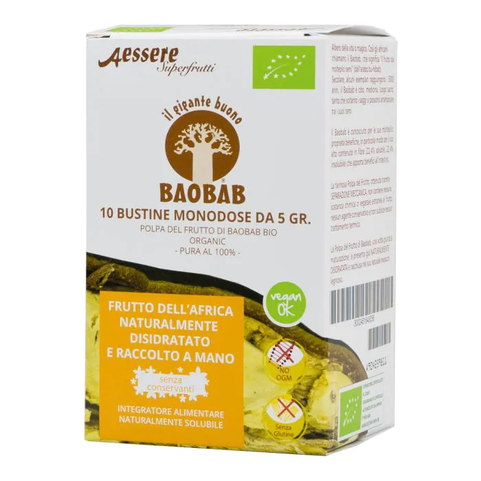 Baobab aessere polpa bio 10x5 g Baobab aessere polpa bio 10x5 g