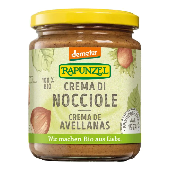 Rapunzel crema di nocciole senza zuccheri aggiunti 250 g Rapunzel crema di nocciole senza zuccheri aggiunti 250 g