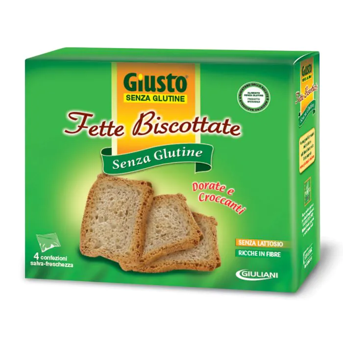 Giusto Senza Glutine Fette Biscottate 250g Giusto Senza Glutine Fette Biscottate 250g