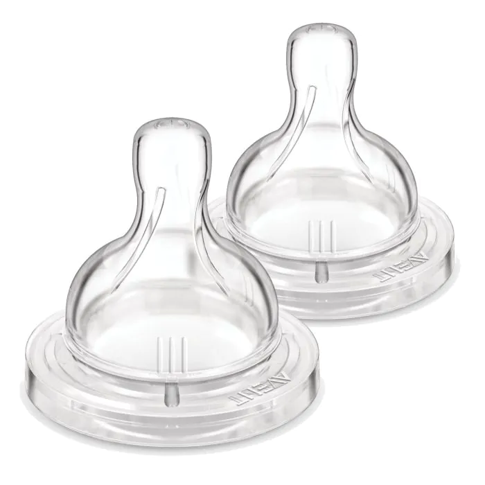 Avent Tettarelle flusso regolabile 1 fessura 2 pezzi Avent Tettarelle flusso regolabile 1 fessura 2 pezzi
