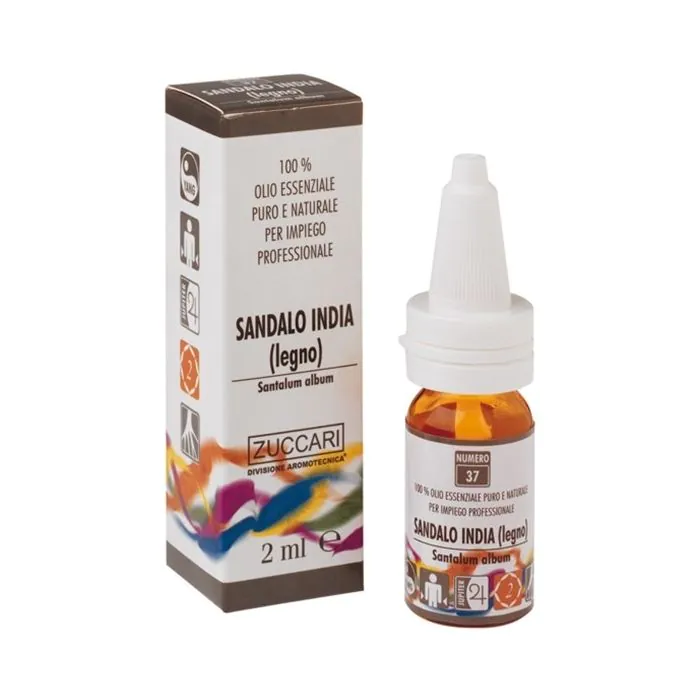 Zuccari olio essenziale sandalo indiano 2 ml Zuccari olio essenziale sandalo indiano 2 ml