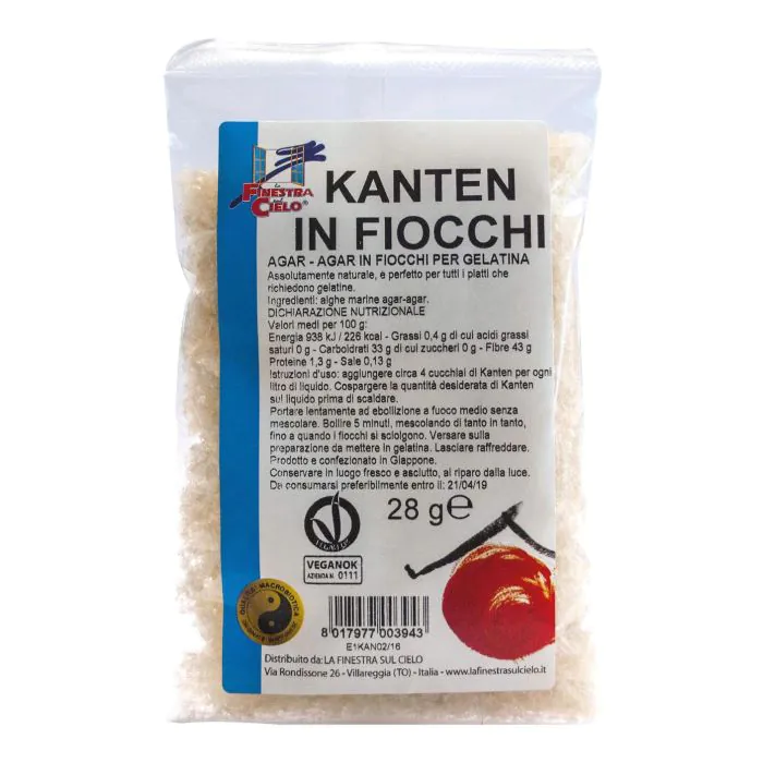 Fsc kanten in fiocchi per gelatine 28 g Fsc kanten in fiocchi per gelatine 28 g