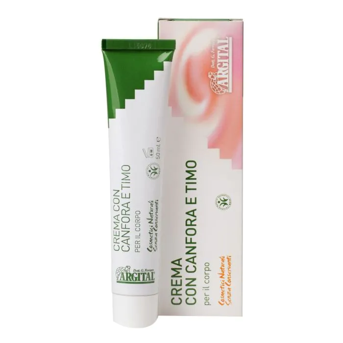 Crema con canfora e timo 50 ml Crema con canfora e timo 50 ml