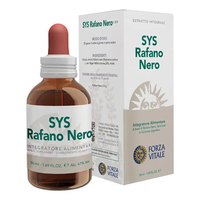 Sys rafano nero gocce 50 ml Sys rafano nero gocce 50 ml