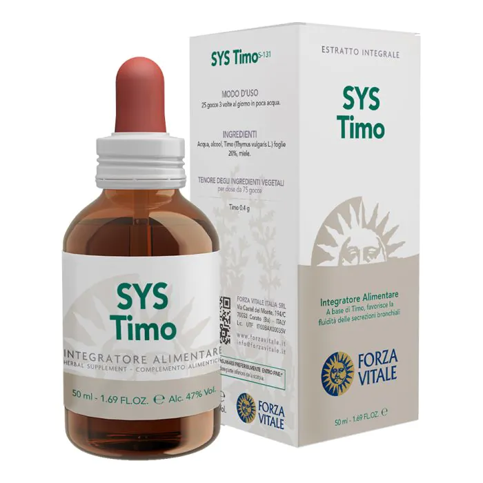 Sys timo volgare gocce 50 ml professional