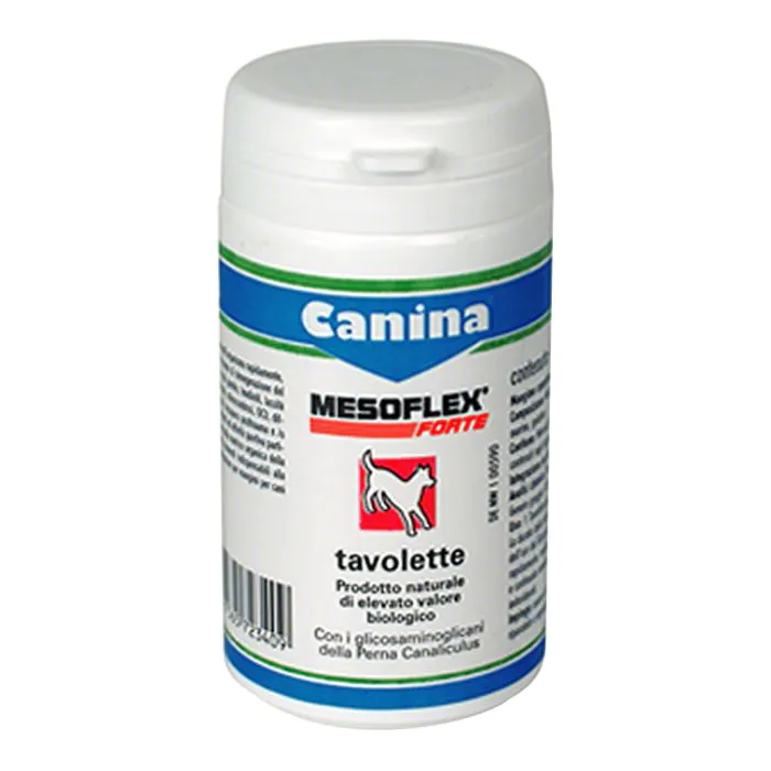 Canina Mesoflex Forte Mangime Complementare Cane 60 Tavolette Canina Mesoflex Forte Mangime Complementare Cane 60 Tavolette