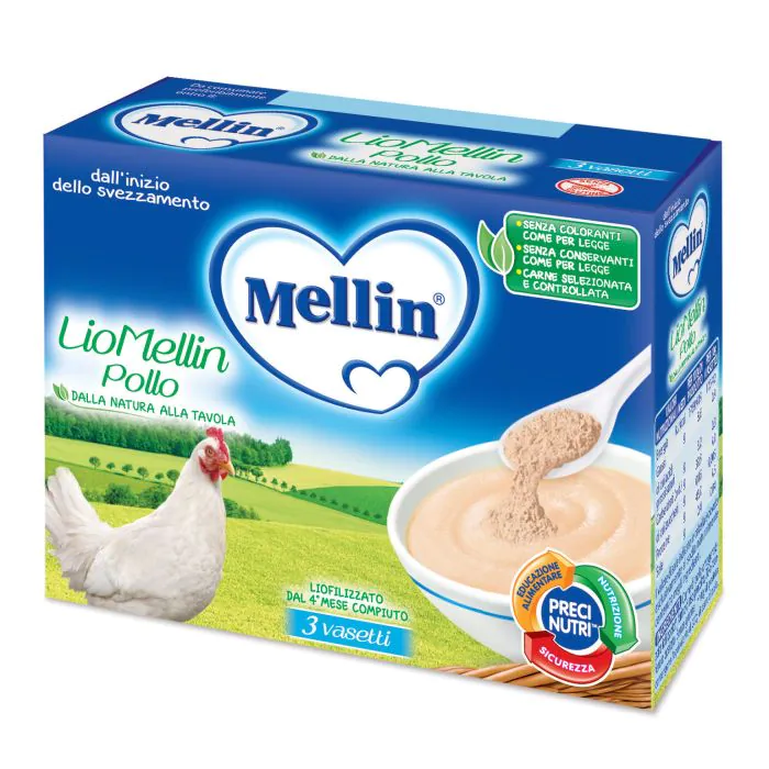 Liomellin pollo liofilizzato 3x10g Liomellin pollo liofilizzato 3x10g