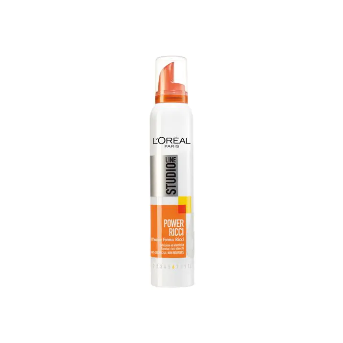 L’Oreal Paris - mousse studio line power forma ricci 200 ml L’Oreal Paris - mousse studio line power forma ricci 200 ml
