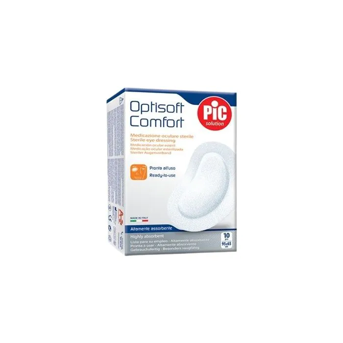 Pic Optisoft Comfort Medicazione Oculare Sterile 95x65mm 100 Pezzi Pic Optisoft Comfort Medicazione Oculare Sterile 95x65mm 100 Pezzi