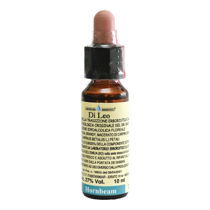 Fiori di bach 17 hornbeam 10 ml di leo Fiori di bach 17 hornbeam 10 ml di leo