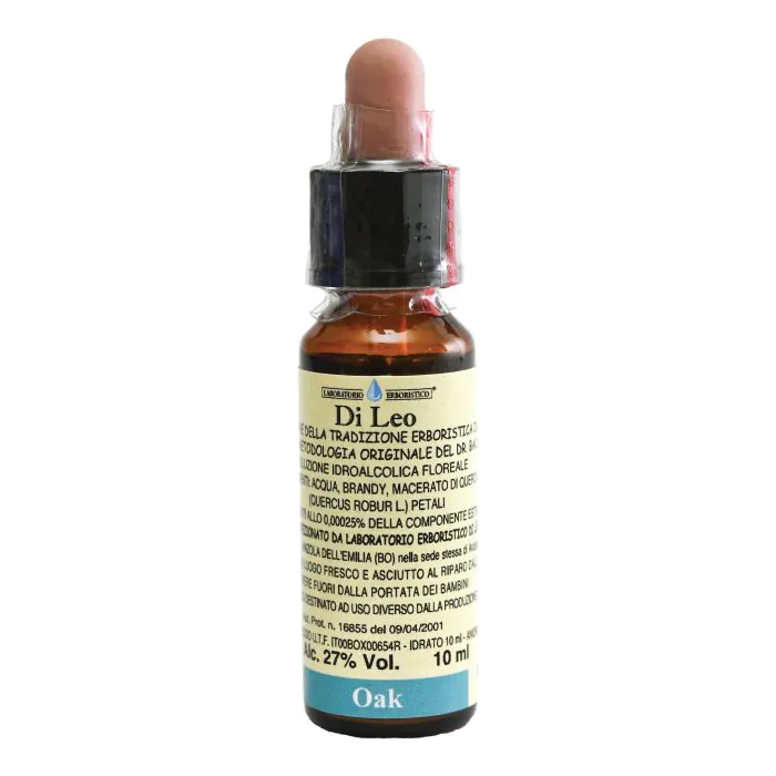 Fiori di bach 22 oak 10 ml di leo Fiori di bach 22 oak 10 ml di leo