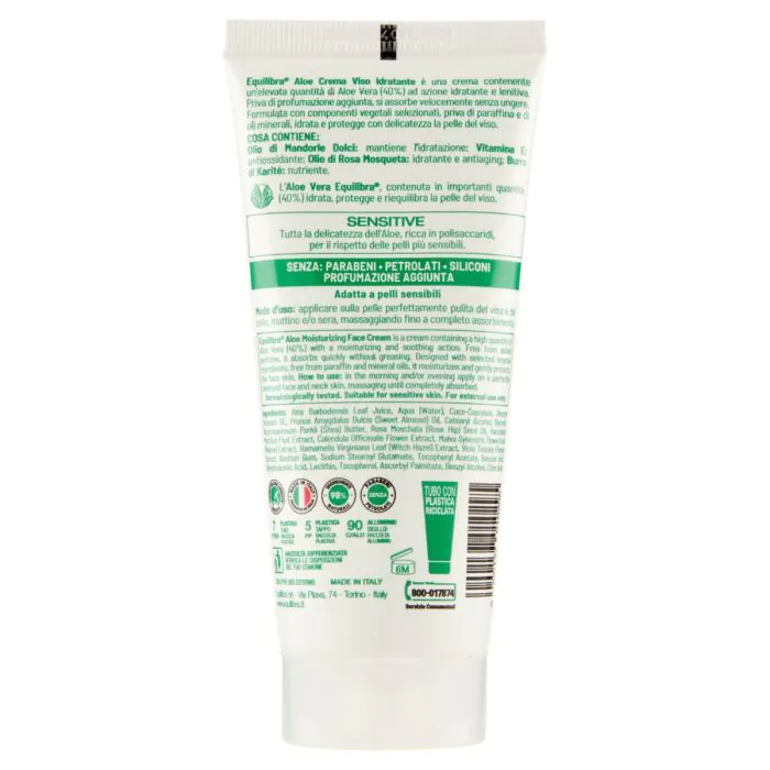Equilibra Aloe Crema Viso Idratante 75 ml
