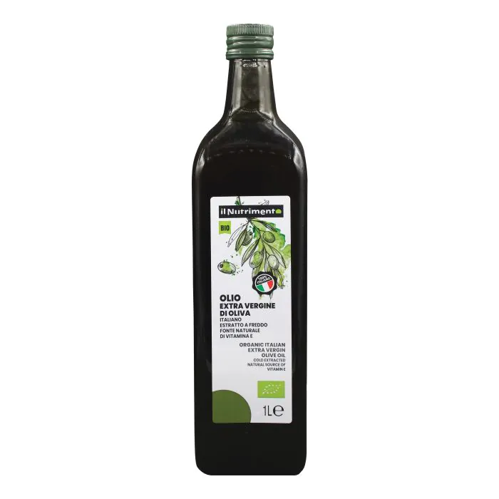 Il nutrimento olio extravergine d'oliva calabrese estratto a freddo 1 litro