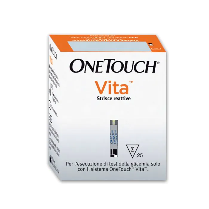 Strisce misurazione glicemia one touch vita 25 pezzi Strisce misurazione glicemia one touch vita 25 pezzi