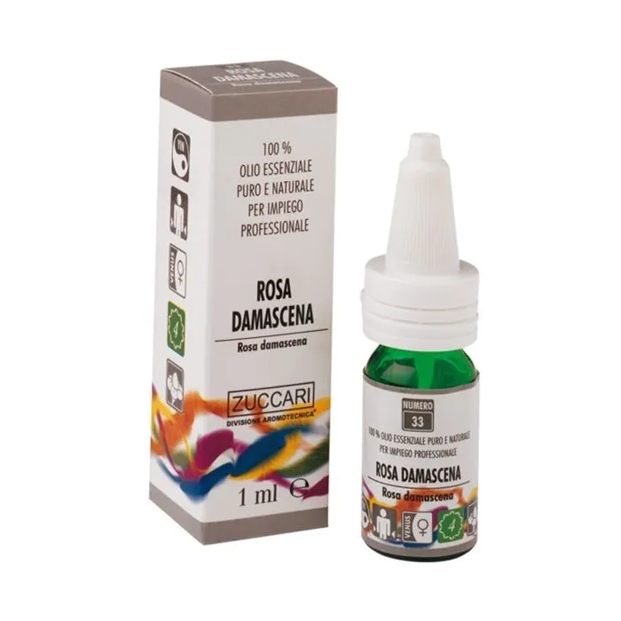 Rosa damascena olio essenziale naturale 5 ml Rosa damascena olio essenziale naturale 5 ml