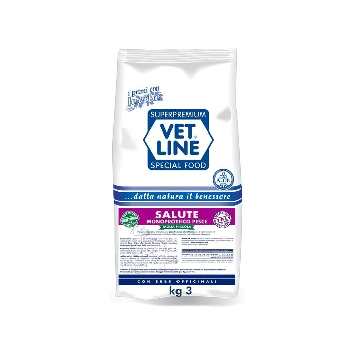 Vet line salute pesce taglia piccola 3 kg