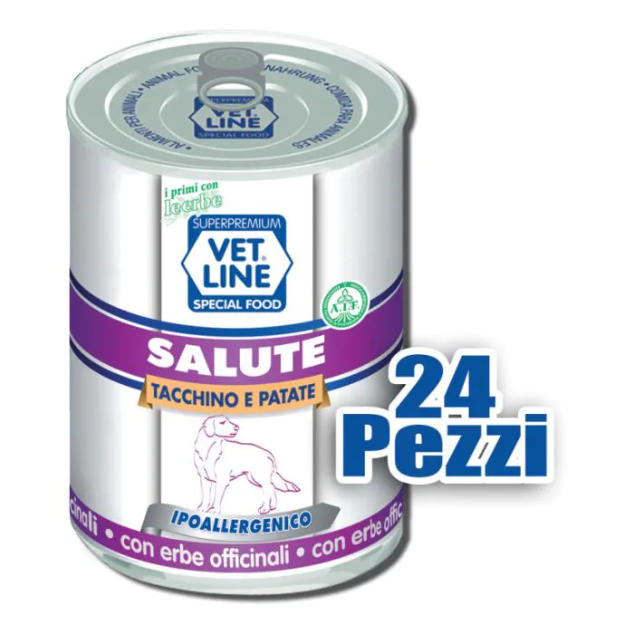 Vetline Cane Salute Tacchino & Patate 400 Gr Vetline Cane Salute Tacchino & Patate 400 Gr