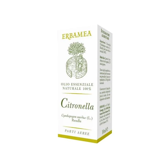 Erbamea Olio Essenziale Citronella 10 ml Erbamea Olio Essenziale Citronella 10 ml