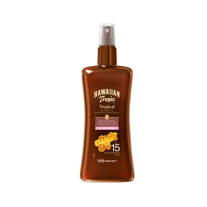 Hawaiian tropic protective dry oil spf15 spray 200 ml Hawaiian tropic protective dry oil spf15 spray 200 ml