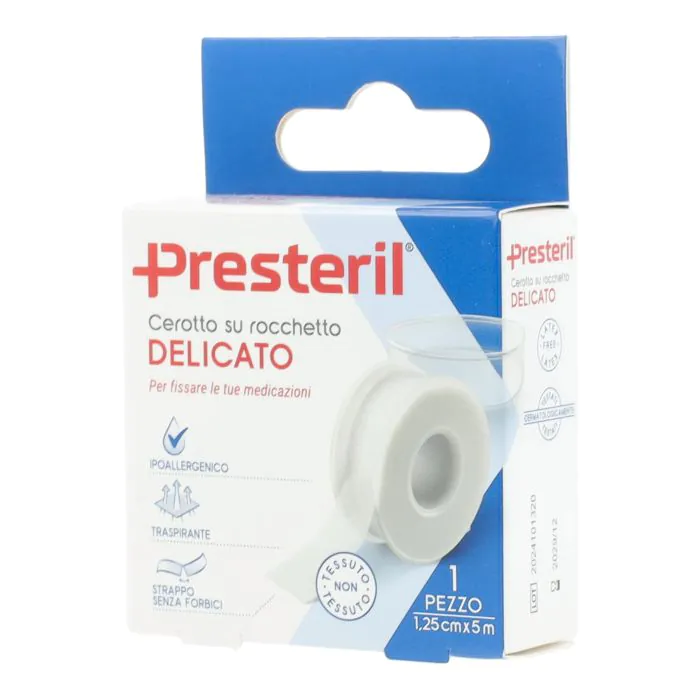 Cerotto in rocchetto tessuto non tessuto medipresteril 5x125cm