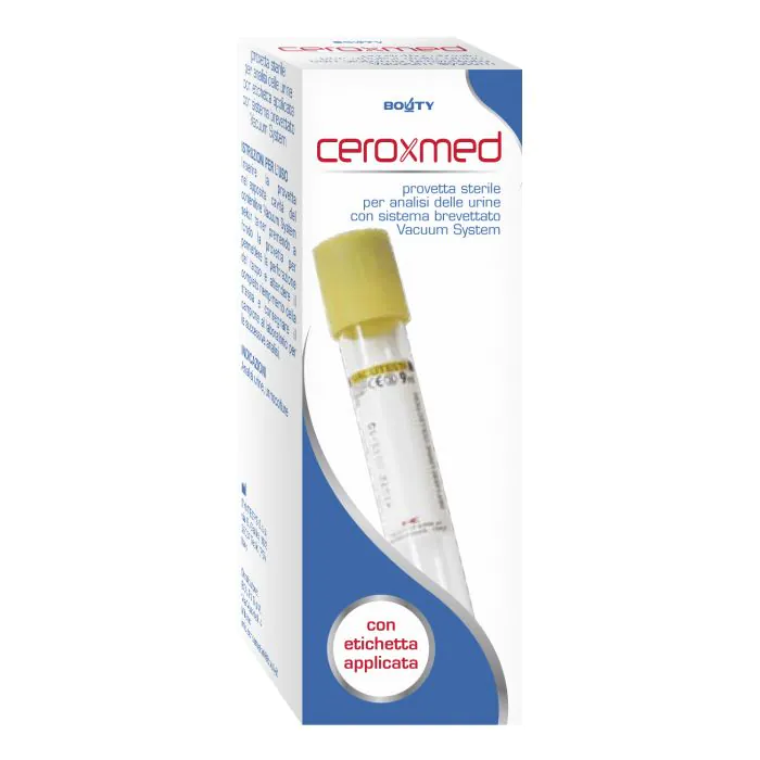 Ceroxmed Provetta Urine Vacuum System 1 Pezzo Ceroxmed Provetta Urine Vacuum System 1 Pezzo