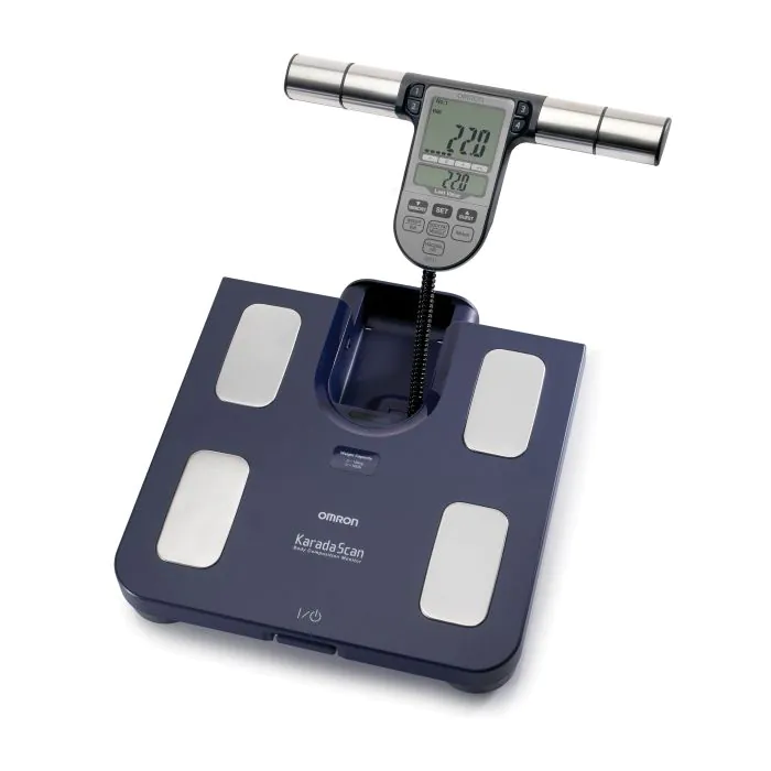 Bilancia pesapersone con monitor composizione corporea 4sensori peso percentuale massa grassa e massa muscolare bf511 colore turchese