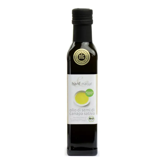 Hanf&natur canapa olio di semi bio 250 ml Hanf&natur canapa olio di semi bio 250 ml