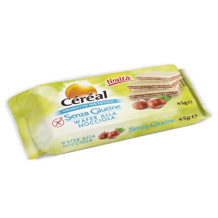 Cereal wafer nocciola 45g Cereal wafer nocciola 45g