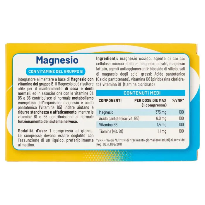 Equilibra Magnesio Integratore Per il Sistema Nervoso 30 Compresse