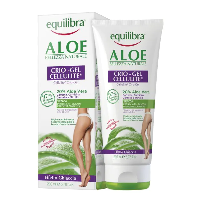 Equilibra Aloe Crio-Gel Cellulite Effetto Ghiaccio Trattamento Anti-Cellulite 200 ml Equilibra Aloe Crio-Gel Cellulite Effetto Ghiaccio Trattamento Anti-Cellulite 200 ml