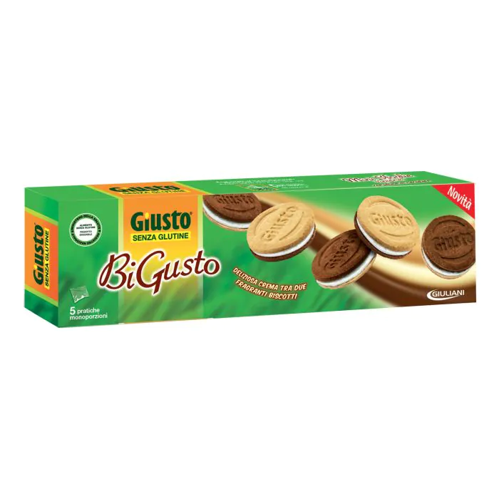 Giusto Senza Glutine Biscotti Bigusto 130g Giusto Senza Glutine Biscotti Bigusto 130g