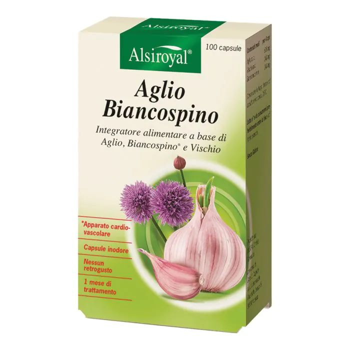 Aglio biancospino 100 capsule Aglio biancospino 100 capsule