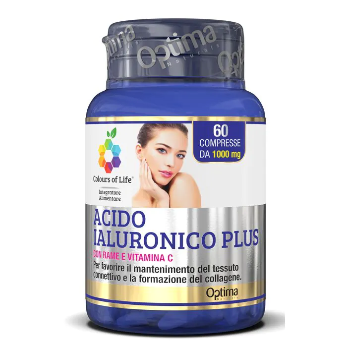 Optima Colours Of Life Acido Ialuronico Plus Integratore Pelle 60 Compresse Optima Colours Of Life Acido Ialuronico Plus Integratore Pelle 60 Compresse