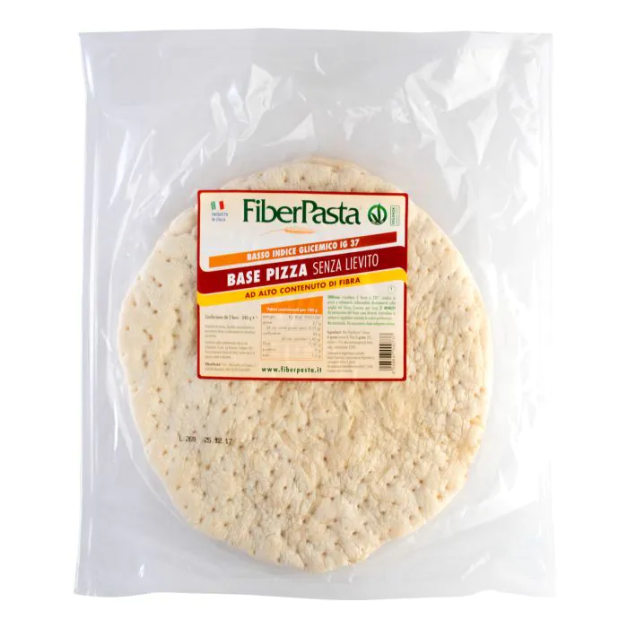 Fiberpasta base per pizza senza lievito 340 g Fiberpasta base per pizza senza lievito 340 g