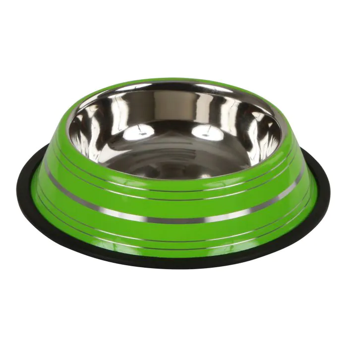Kerbl Ciotola Acciaio Inox Anti-Scivolo 900 Ml (Colori Assortiti)